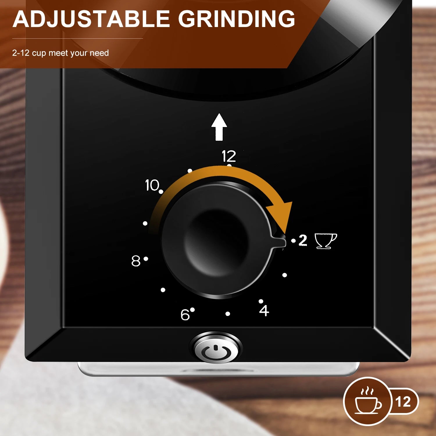 Automatic Burr Mill Coffee Grinder Electric Bean Grinding - The Kings Lots