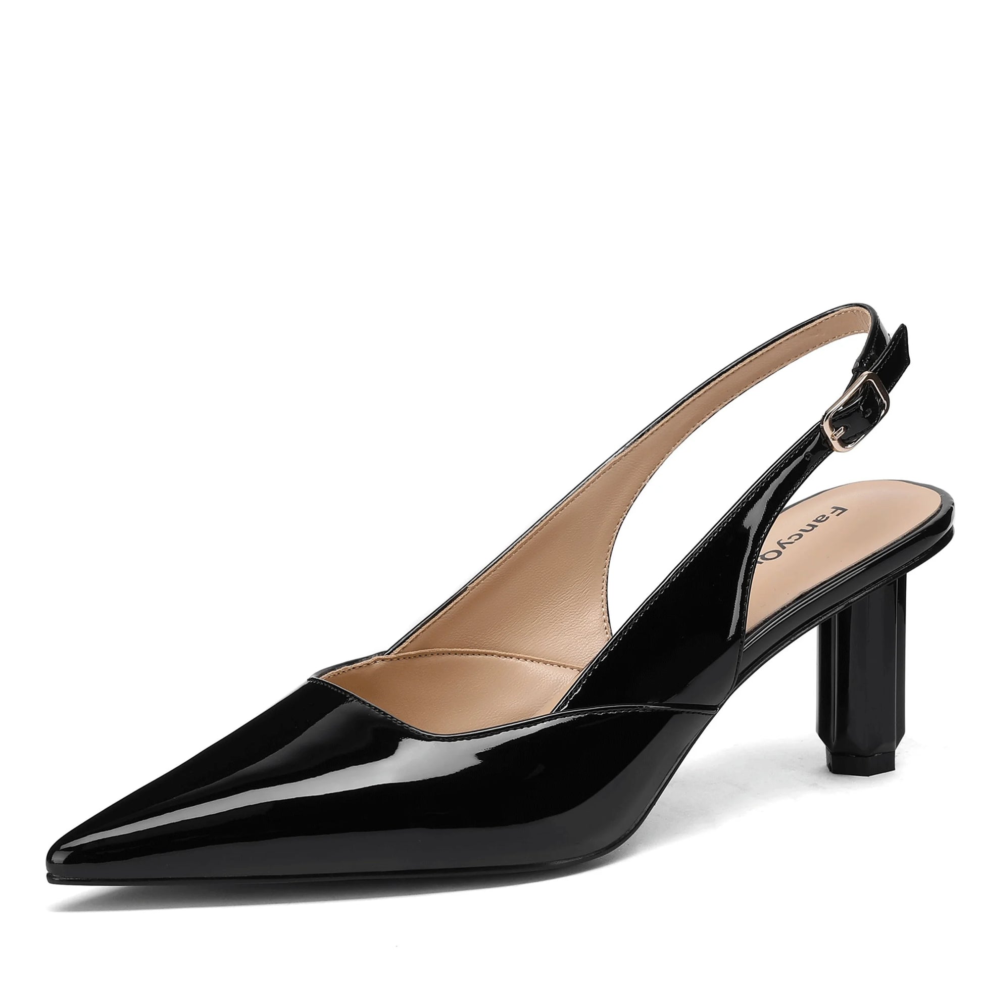Slingback Heels Kitten Heel for Women Pumps Fashionable Shoes - The Kings Lots