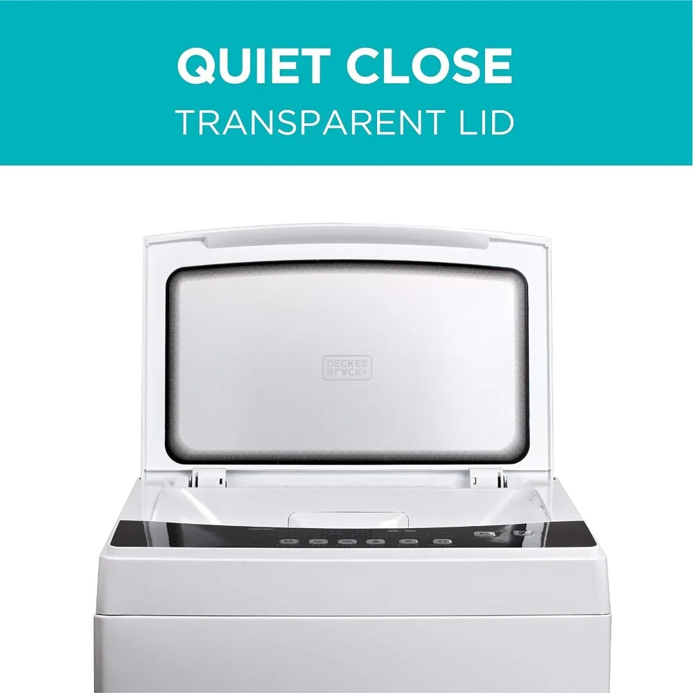 Small Portable Washer 2.0 Cu.Ft. for Household Use with LED Display