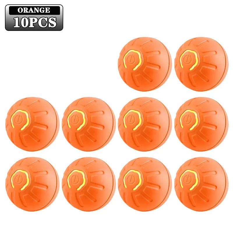 1-10PCS Smart Dog Toy Ball Electronic Interactive Pet Toy Moving Ball USB Automatic Moving Bounce Suitable for Puppy Gift - The Kings Lots