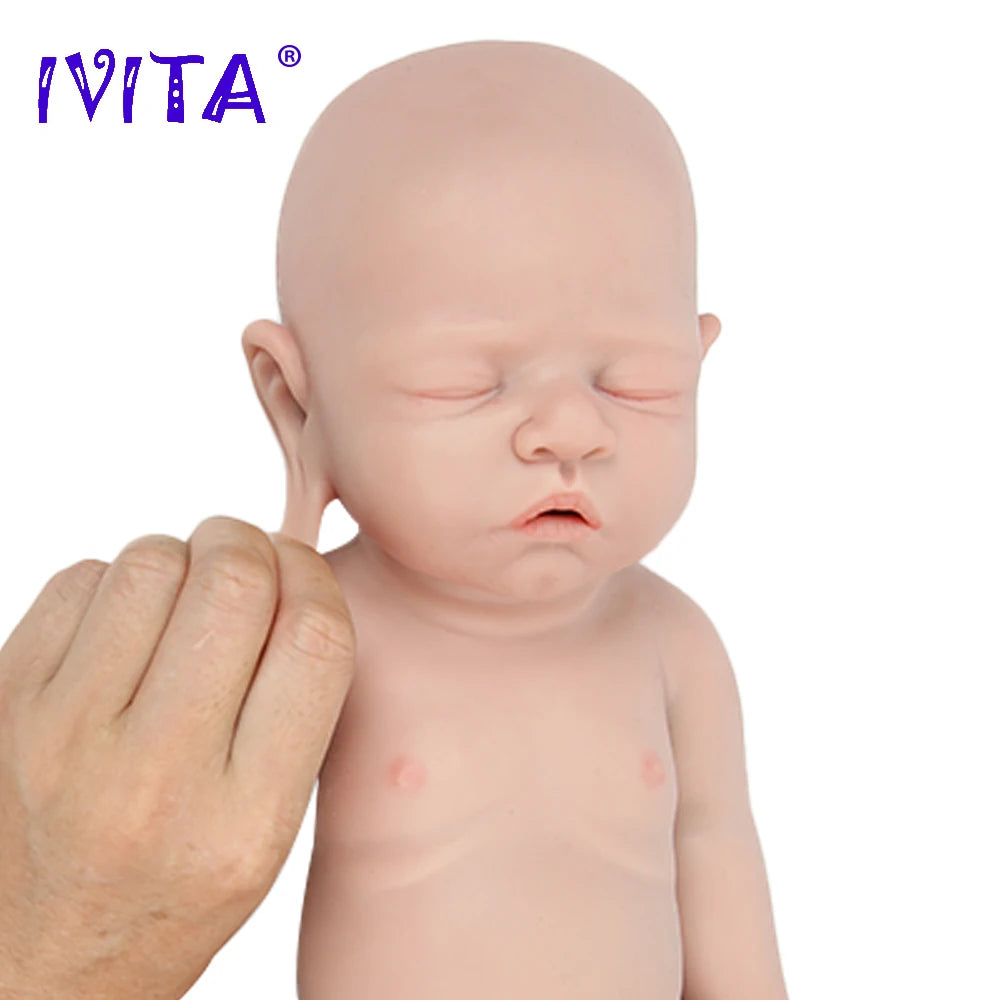 IVITA WB1528 43cm Silicone Reborn Baby Doll Male Gift - The Kings Lots