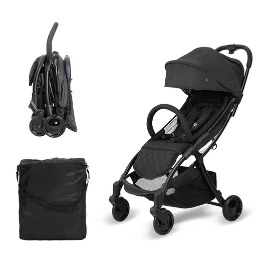 R2 Lightweight Compact Small Baby Stroller Foldable Travel Stroller for Baby Newborn Infant Toddler with Adjustable Backrest,