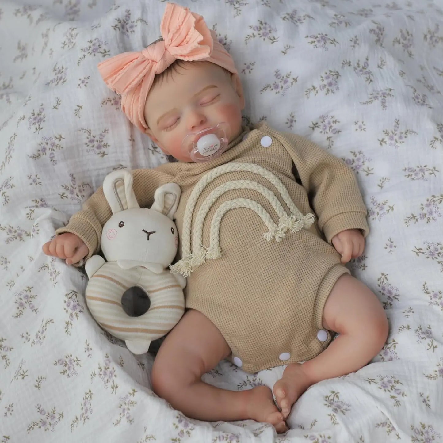 Lifelike Reborn Baby Dolls 20 Inch Sleeping Realistic Newborn - The Kings Lots
