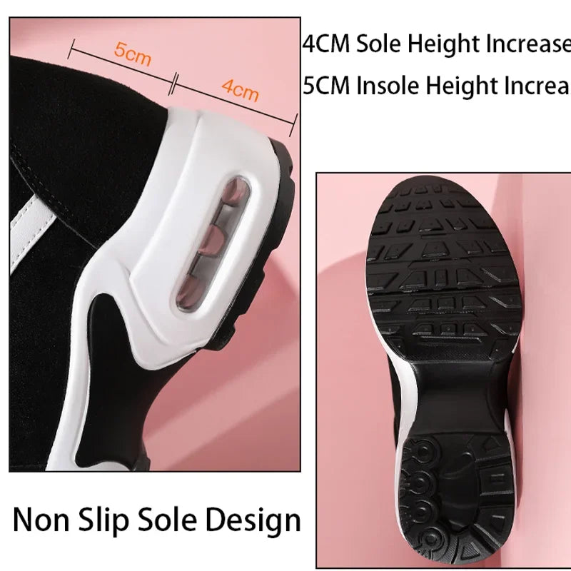2024 Women Air Cushion Sneaker Insole Increase Height Shoes - The Kings Lots