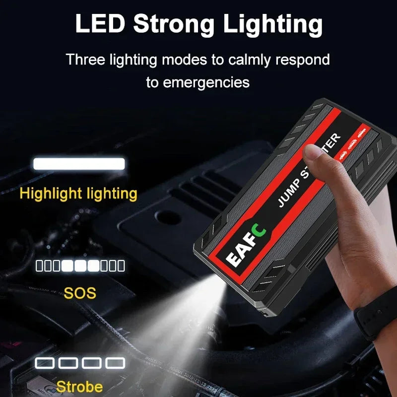 EAFC Car Jump Starter Power Bank 600A 12V Auto Starter - The Kings Lots