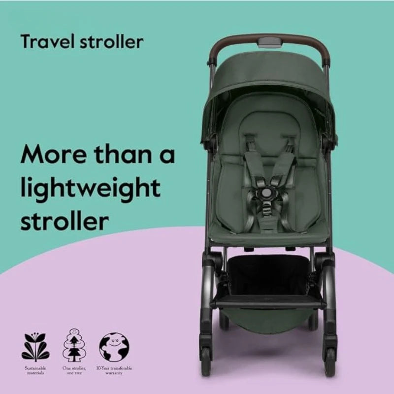AER+ Lightweight Baby Stroller, Ultra Compact & Portable  - Infant & Toddler (up to 50 lb) - Airplane Friendly Stroller - The Kings Lots