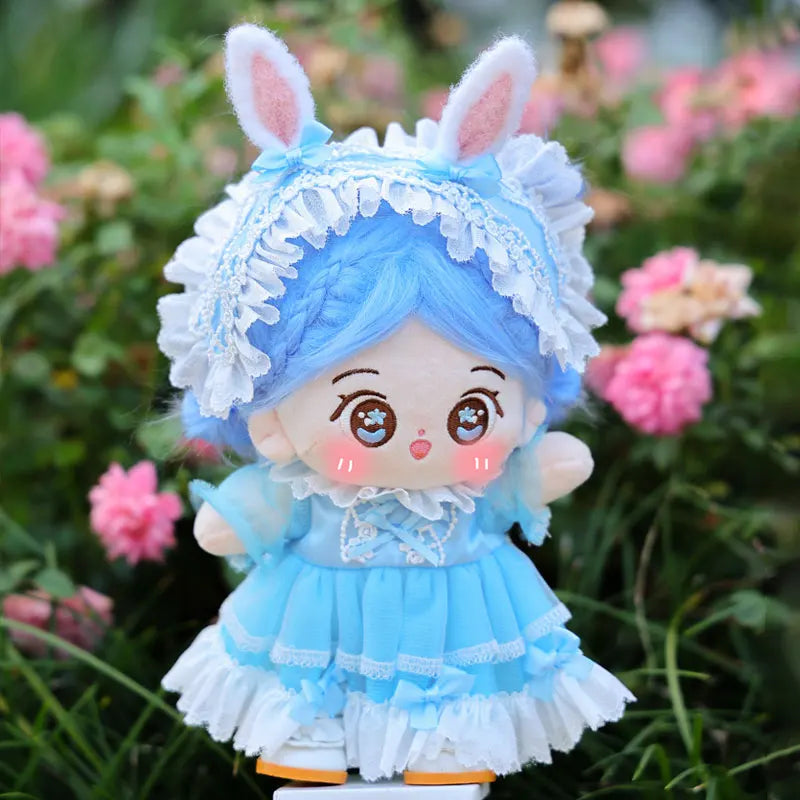 26cm Rabbit Series Cotton Doll Long Skirt Interchangeable Clothes Plush Doll Dress Up Cospslay Anime Figure Children Girl Toys - The Kings Lots