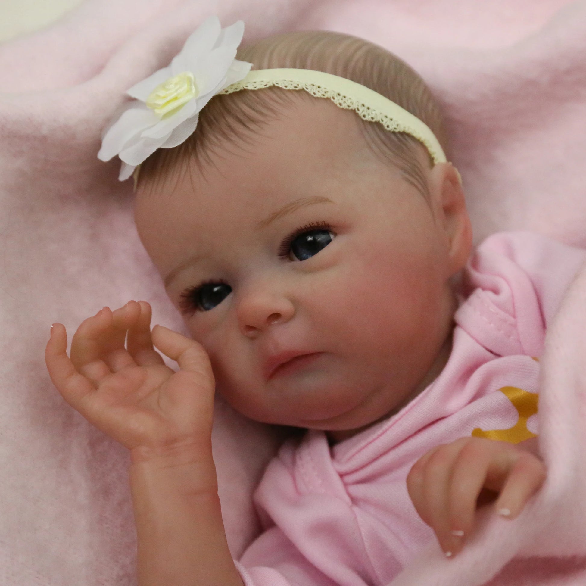 Realistic Reborn Baby Dolls - 16 Inch Newborn Preemie Baby Dolls Girl Real Life Baby Dolls - The Kings Lots