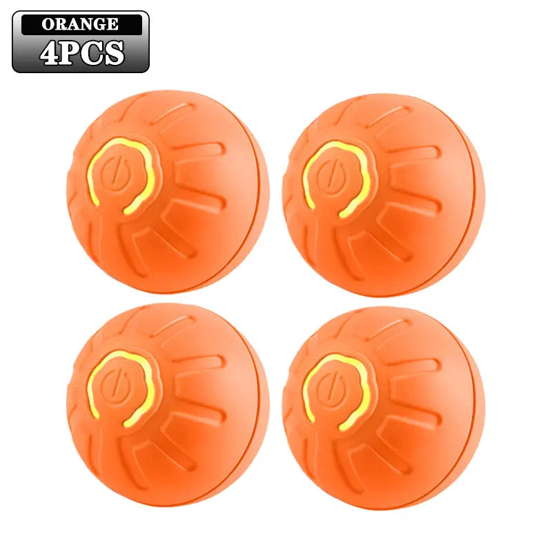 1-10PCS Smart Dog Toy Ball Electronic Interactive Pet Toy Moving Ball USB Automatic Moving Bounce Suitable for Puppy Gift - The Kings Lots