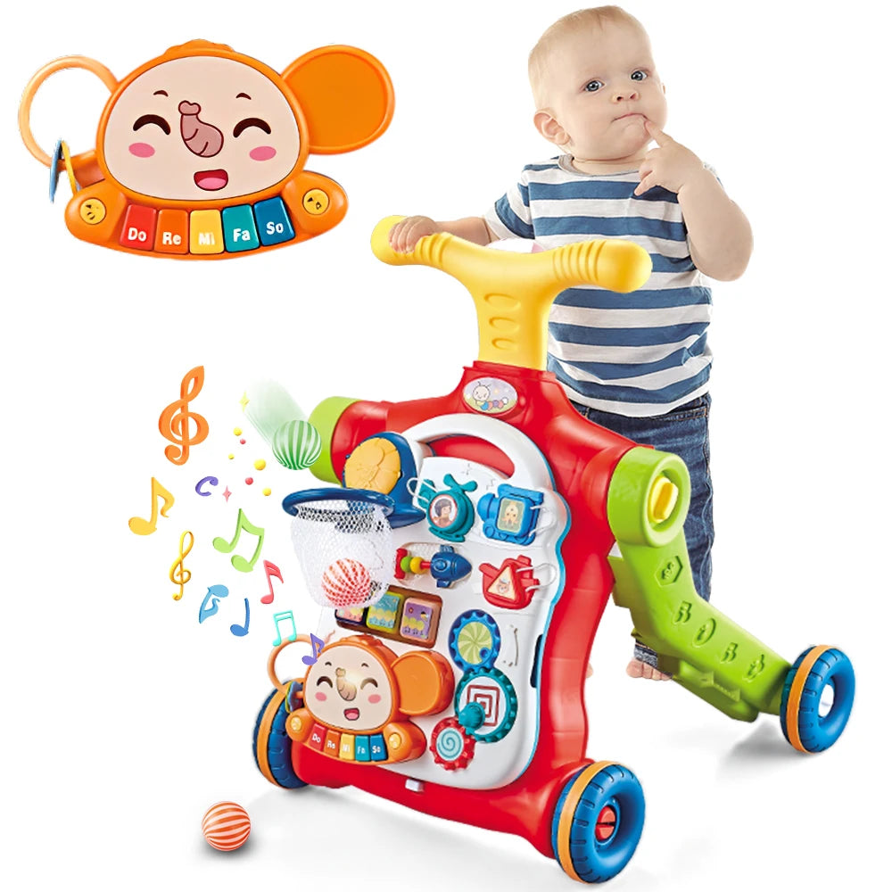 VATOS Baby Walker 5 in 1 Sit-to-Stand Learning Scooter - The Kings Lots